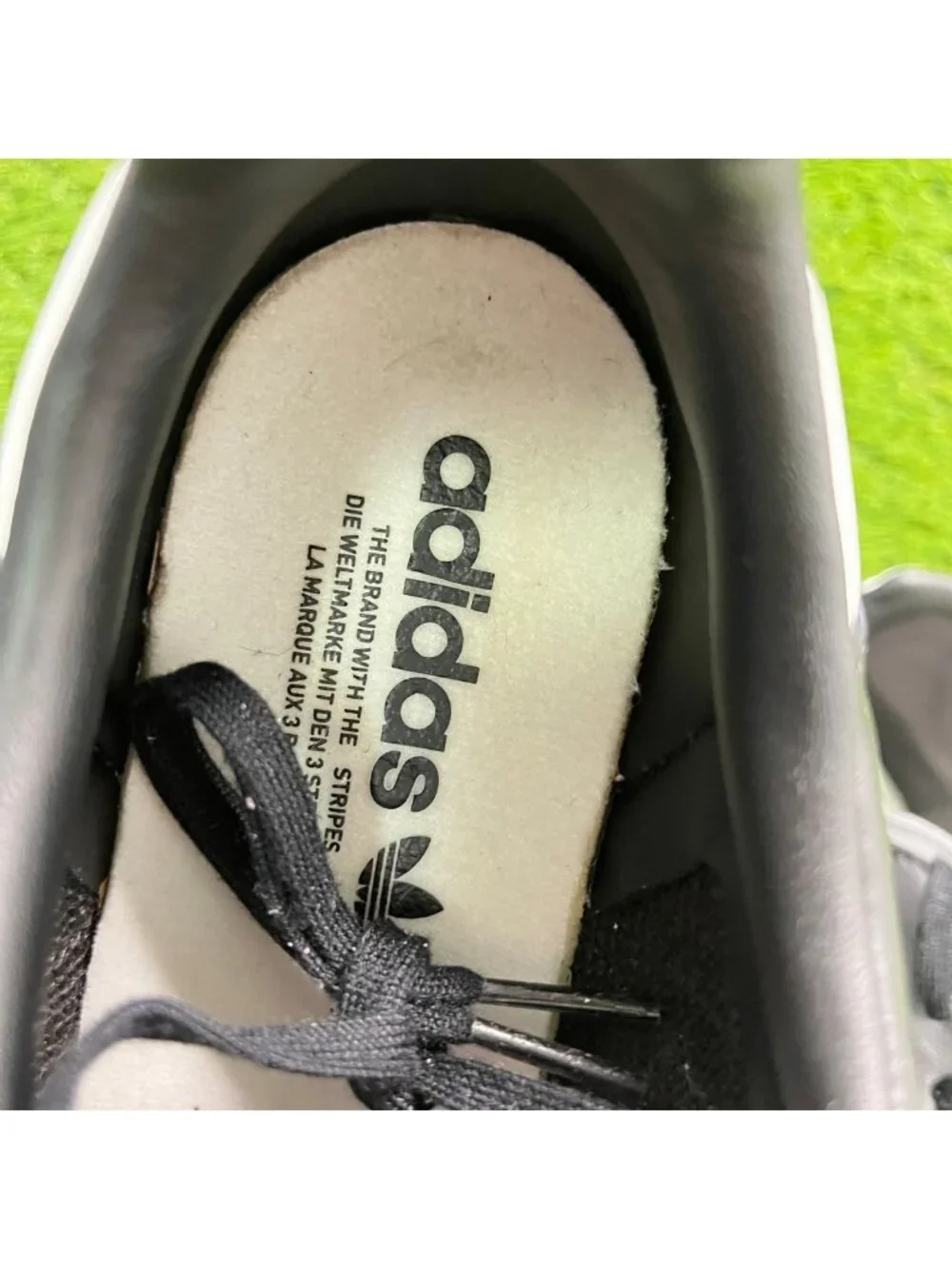 Adidas Samba OG Boys Size 7Y Black White Gum Athletic Lifestyle Shoes Sneakers
